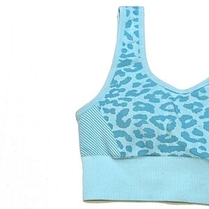 Avia | Sports Bra | Leopard Print | Yoga | Athleisure | Gym | Running | Lounge |
